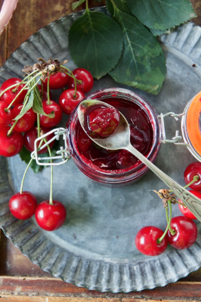 Nasrin's Persian Sour Cherry Jam (Moraba-ye Albaloo)